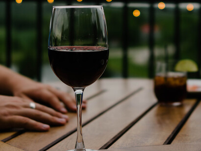 Un calice di Amarone