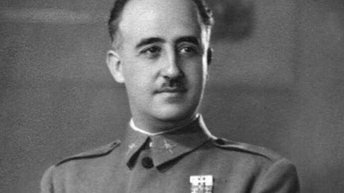 El dictador español Francisco Franco