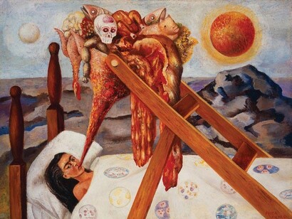 Frida Kahlo; Sin esperanza 1945 (detalle)