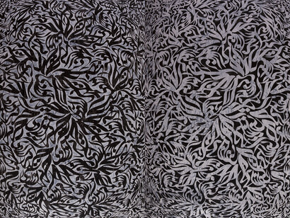 Mohammad Bozorgi, The Paradoxical Reality, 2014, Acrylic on canvas, 165 x 236 cm