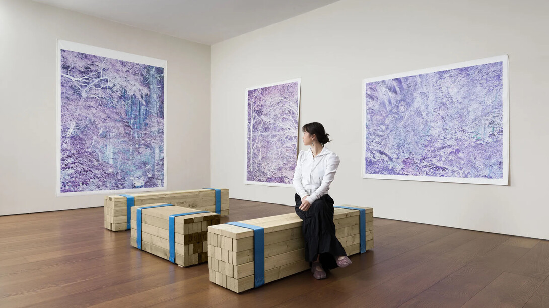 Justin Brice Guariglia, Agentic forests, exhibition view. Courtesy of Flowers Gallery