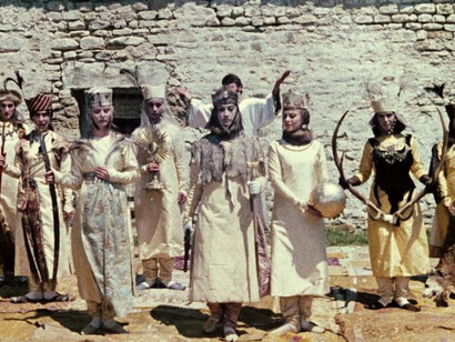 The Color of Pomegranates follows the life of the 18th-century Armenian poet and musician Sayat-Nova from childhood to death, focusing on his artistic journey and his relationships with women, especially his muse. Directed by Sergei Parajanov, the film was released in October 1969 and is in Armenian, Azerbaijani, and Georgian