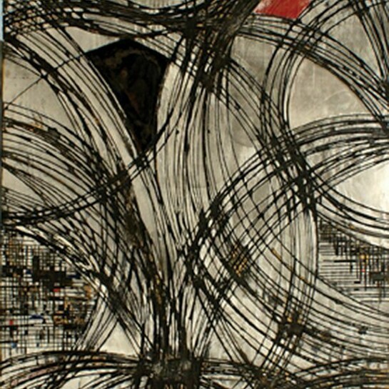 Laurent Viens, Un point de vue parmi tant d'autre, 240 cm x 120 cm, mixed media