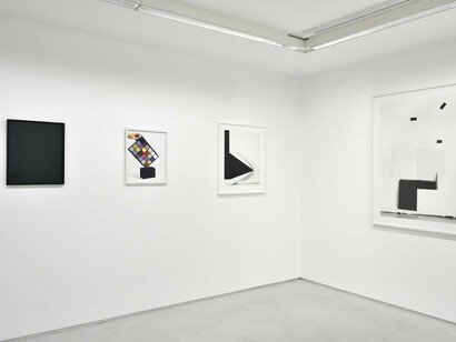 Reste eVidence Black-out, Exhibirtion view. Courtesy of galerie Christophe Gaillard