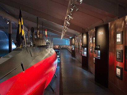 The Submarine Hall. Courtesy of Sjöhistoriska museet