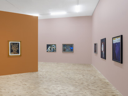 Varios artistas, Los años en París, vista de exhibición. Cortesía del Museo Tamayo
