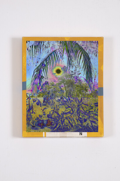 Christine Nguyen, Garden Picture 9, 2024.
Archival pigment inks on paper,
18.5 x 15 in. (47 x 38.1 cm),
Edition 1/2. Courtesy of the artist and David B. Smith Gallery
