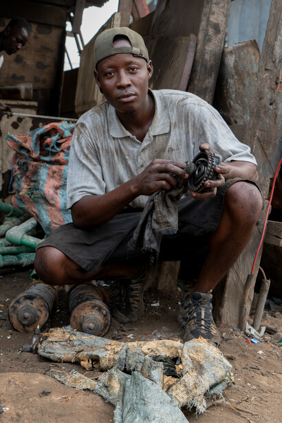 «Agbogbloshie 375». Fotografía: Willy Castellanos