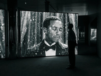 Sir Isaac Julien, Once again … (Statues never die), exhibition view. Courtesy of ARoS