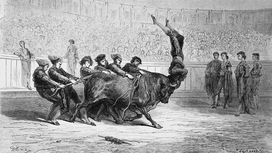 Gustave Doré; Carreras portuguesas en Sevilla: los pegadores