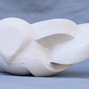 Allan Tarantino, Samsara, 1994, Indiana limestone, 6.25 x 11.5 x 7 inches. Courtesy of Godel & Co.