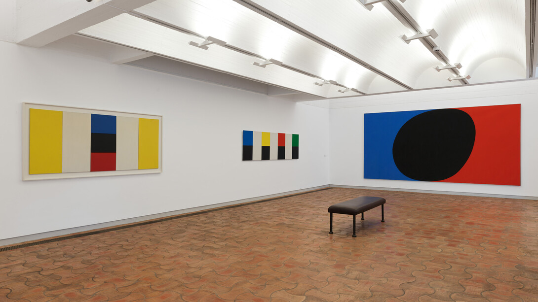 Ellsworth Kelly, At the edge of water, exhibition view. Courtesy of Fondation Marguerite et Aimé Maegh
