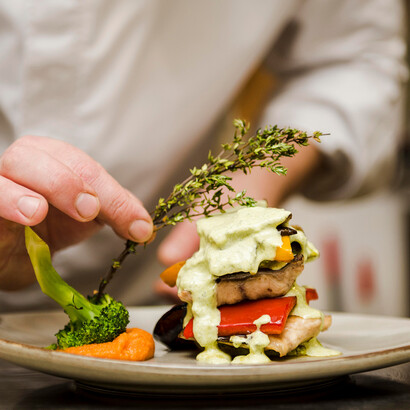 Montagem de prato. Expor-nos aos nossos medos, às nossas fraquezas, aos nossos desejos