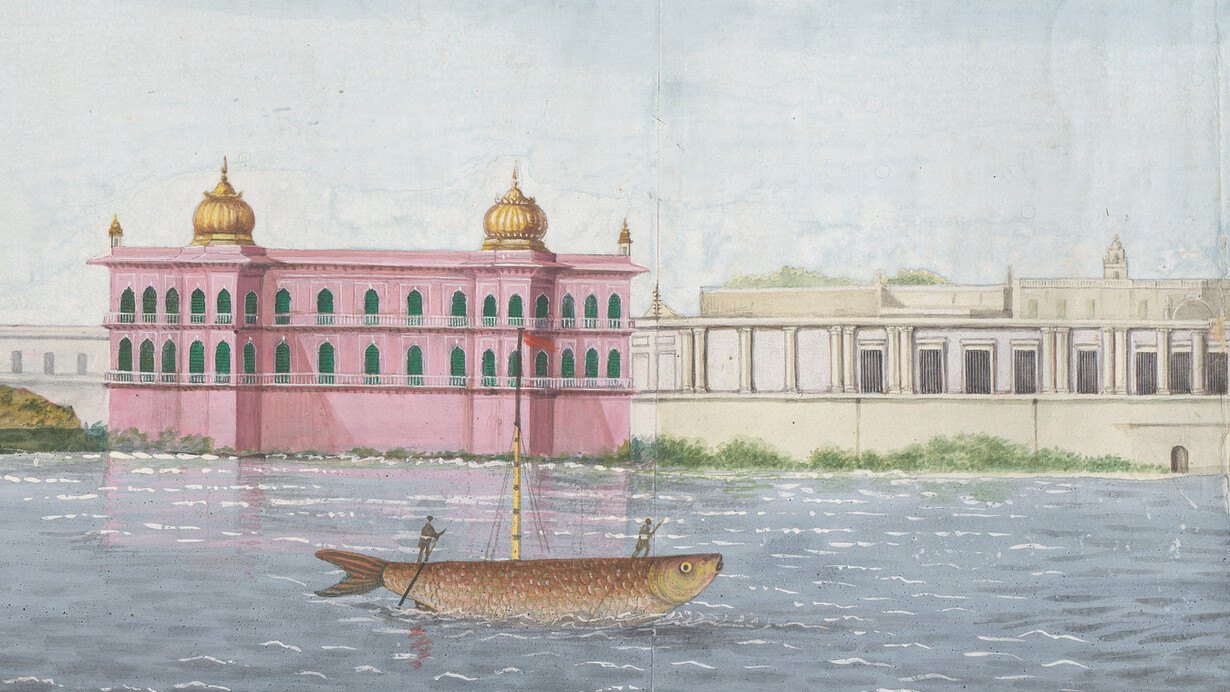 Lucknow from the Gomti (detail), 1821 and 1826. Courtesy of Yale Center for British Art