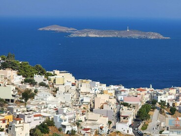 The colorful townscape of Ermoupoli, Syros, reflecting the authentic island experience that sets Syros apart from more commercial Greek destinations