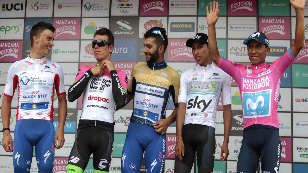 Algunos de los ciclistas colombianos más destacados del momento