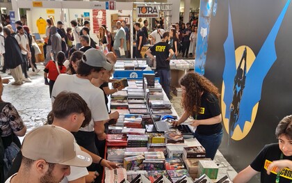 Lo stand della Panini al Comicon di Napoli 2026. Mostra d'Oltremare, Napoli, Italia. Foto di IlPres