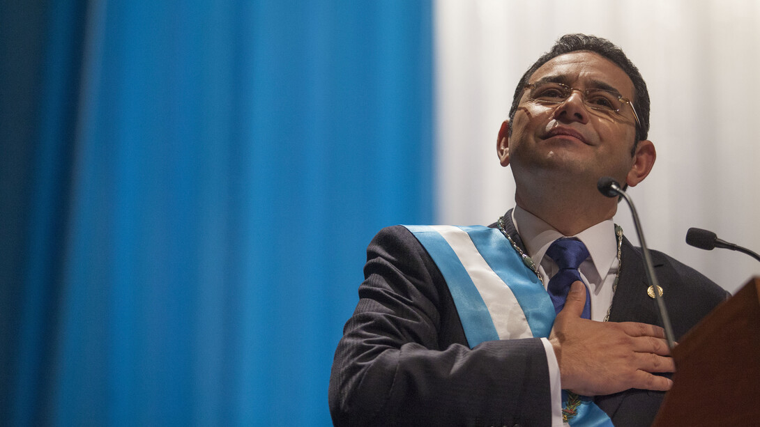 Jimmy Morales, mandatario de Guatemala puesto en entredicho por la corrupción y sus tendencias autoritarias