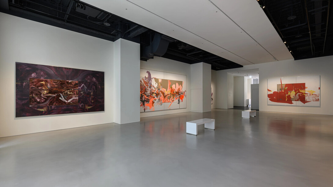 Michael Müller, Thinking about painting, exhibition view. Courtesy of gdm gallery