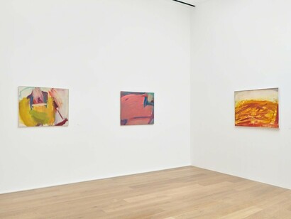 Maria Lassnig, Exhibition view. Courtesy of Hauser & Wirth