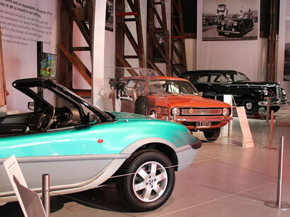 Whakahohoro. Accelerate: driving New Zealand, exhibition view. Courtesy of MOTAT