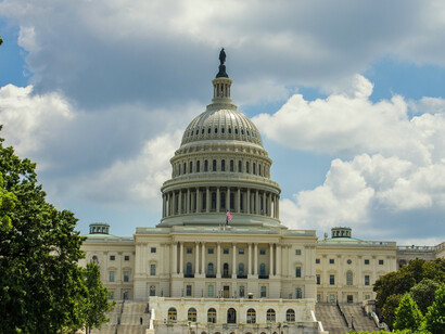 A clear view of the U.S. Capitol in Washington, D.C., U.S., symbolizing the confrontation between established democratic institutions and new demands for state power