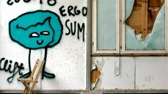 Graffiti allo Spreepark di Berlino