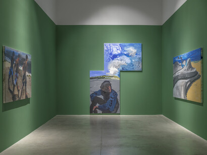 Rainer Fetting, Exhibition view. Courtesy of Albertz Benda