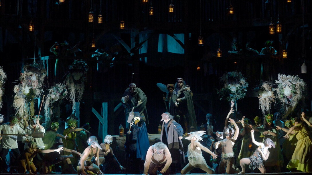 Il Falstaff di Verdi, che ha inaugurato la stagione del Teatro La Fenice di Venezia