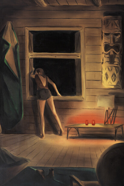 Pierre Seinturier, Huile sur toile / Oil on canvas
188 x 139 cm / 74 x 54 ¾, Pièce unique / Unique piece. Courtesy Galerie GP & N Vallois. Paris. Photo: André Morin