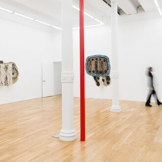 Moffat Takadiwa, Second life, exhibition view. Courtesy of Nicodim Gallery