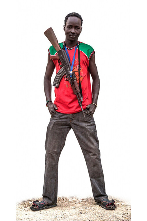 Tim Freccia, White Army, 2014, type c-print, 84 x 42 inches