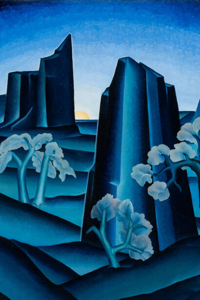 Gregor Perušek, Symphony of the American west (detail), 1927–1928. Courtesy of MG+MSUM