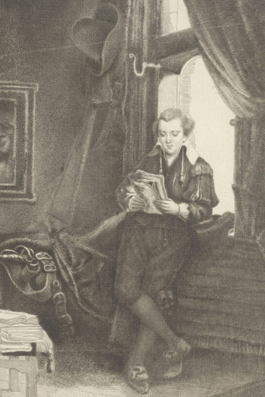 Thomas Worlidge, Edward Astley as Jan Six, 1762, Private collection

