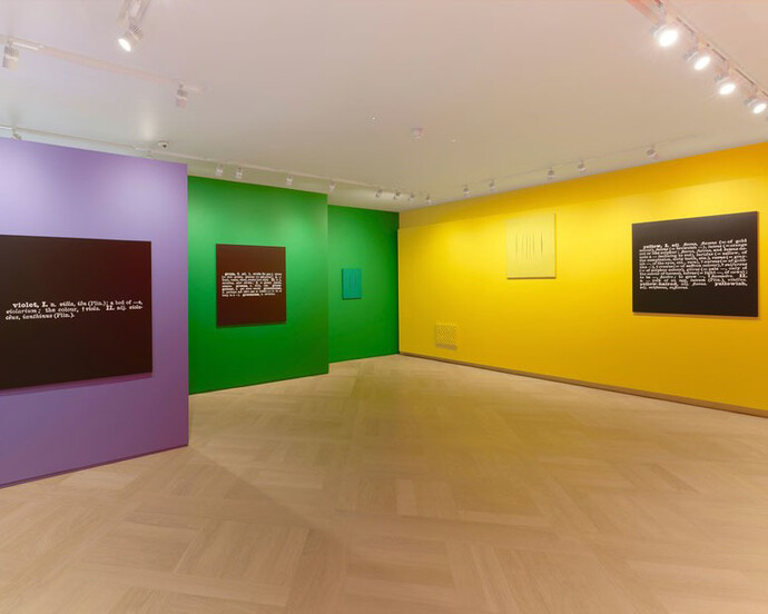 Colour in Contextual Play, Exhibition view. Courtesy of Mazzoleni London