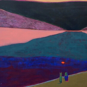 Caroline Burdett, Psychic besties (detail), 2025. Courtesy of Benrubi Gallery 