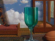 René Magritte, Les valeurs personnelles, 1952, San Francisco Museum of Modern Art (SFMOMA) purchase through a gift of Phyllis C. Wattis © 2017, Charly Herscovici c/o SABAM