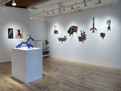 Various artists, Animal house, exhibition view. Courtesy of Carter Burden Gallery