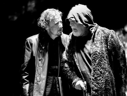 Una scena di Edipo Re in teatro