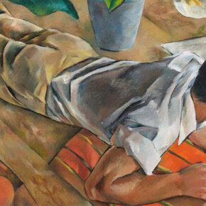 Miki Hayakawa, One afternoon (detail), ca. 1935. Courtesy of Pennsylvania Academy of the Fine Arts