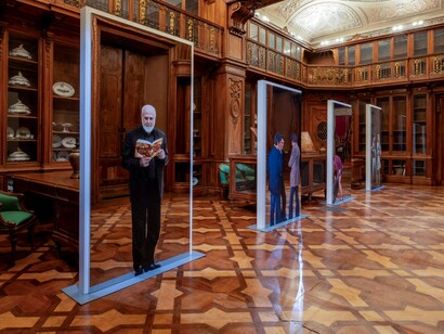 Michelangelo Pistoletto, Quadri specchianti, Reggia di Monza, Italia. Ph Marco Beck Peccoz