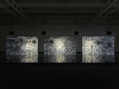 Ryuichi Sakamoto, Seeing sound, hearing time, ausstellungsansicht. Mit freundlicher genehmigung des Hamburger Bahnhofs