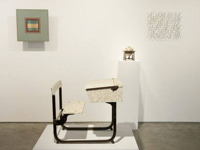 Tom Phillips, Exhibition view. Courtesy of Flowers