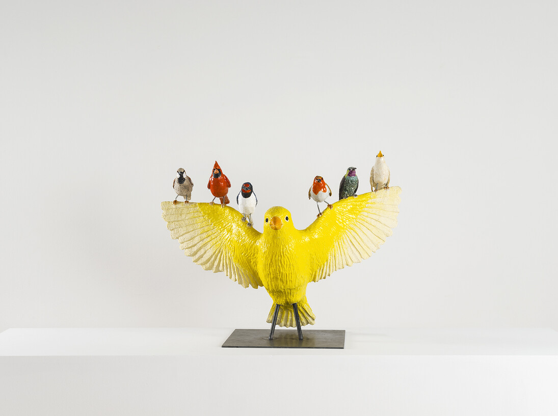Canary, 2016, Glazed ceramic 50 x 65 x 36 cm
