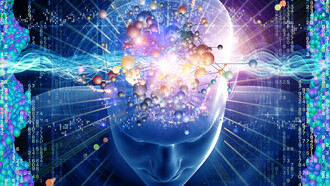 Rappresentazione artistica del pensiero quantistico
