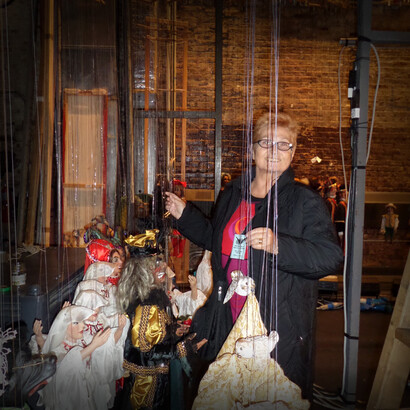 New York ottobre 2013, a Broadway per la spettacolazione di Sleeping Beauty della Compagnia Marionettistica Carlo Colla & Figli