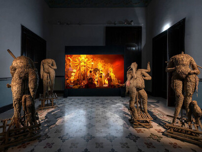 Gregor Schneider, Bauen und töten, vista della mostra. Per gentile concessione della Fondazione Morra Greco