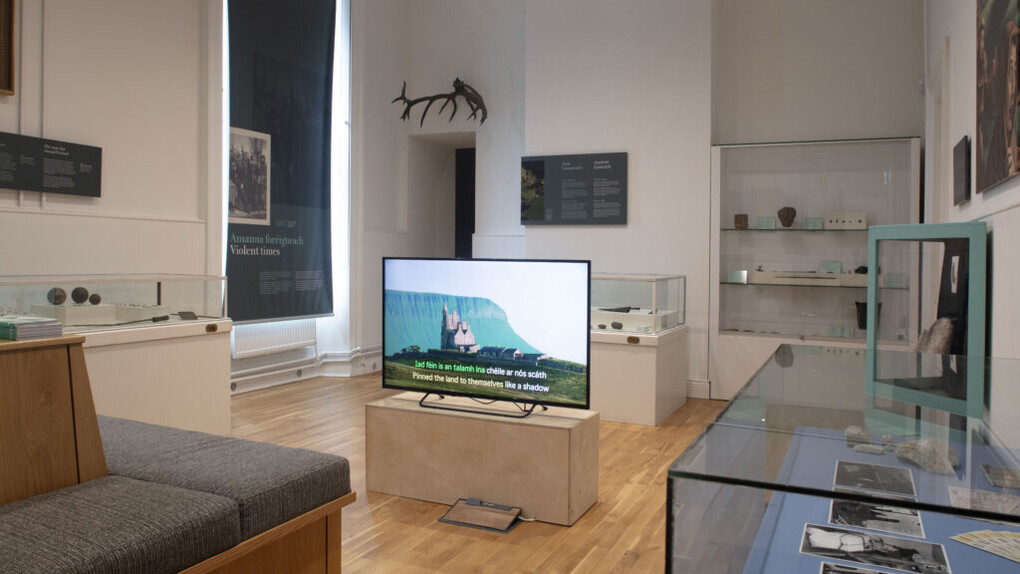 Ruth Clinton and Niamh Moriarty, Disentailing deed, exhibition view. Courtesy of Project Arts Centre
