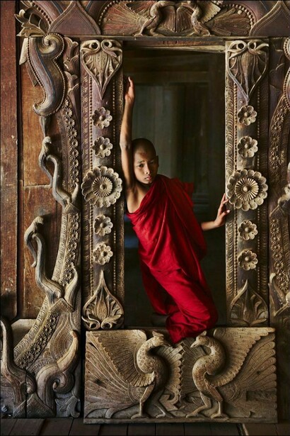 Steve McCurry. Young monk