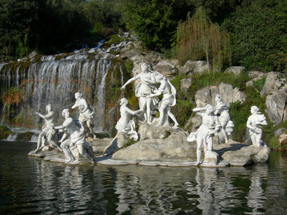 Gruppo marmoreo della fontana di Diana e Atteone, Reggia di Caserta, foto Anna Maria Speltra